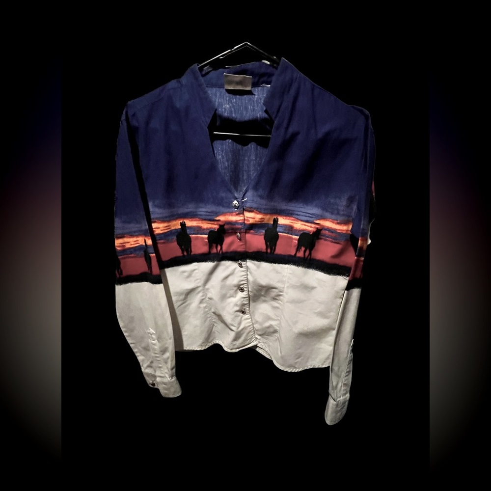 Vintage wrangler button down for women